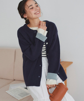 ダブルフェイスニットコート/カーディガン