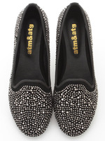 【atm&atg】atm&atg ラインストーンシューズ