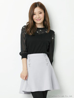 パーツONシフォンニット