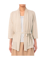 ボーダー風ニットカーディガン