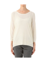 [L]カシミヤレーヨンボックスニット