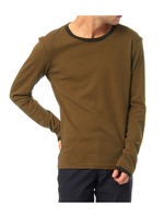 極細ボーダーカットソー