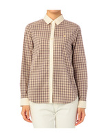 刺しゅうキャット切替シャツ