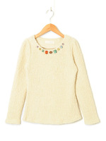 カラフルビジューニットTOPS