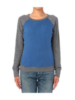 ストレッチ裏毛バイカラープルオーバー