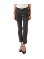 レオパードプリントデニムパンツ