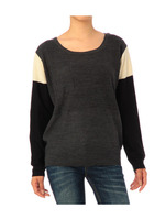 配色ニットプルオーバー