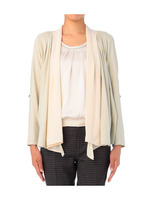 布帛切り替えショールカラージャケット