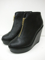 センタージップウェッジソールブーティ