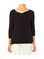 バックドレープニットプルオーバー