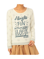 ボーダー×ハートカットソー