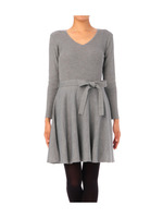 フィット&フレア ラメニットワンピース