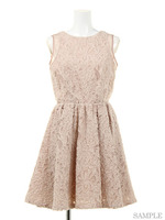 フラワージャガードワンピース