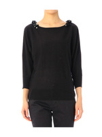 肩ビジュードルマンニットプルオーバー