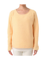 インナーつきツイード調ニットプルオーバー