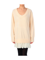 シフォンコクーンワンピース