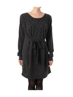 メリノウール混ラメレオパードワンピース