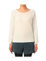 [S]ニット地切り替えプルオーバー