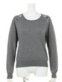 肩ビジューニットTops