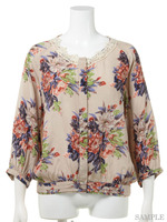 PEONY  FLOWER BLOUSE