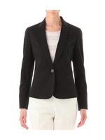 [S]サテン衿コットンリヨセルカノコジャケット