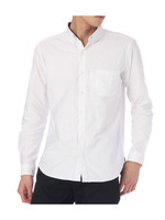 アンカーモチーフアクセントオックスシャツ