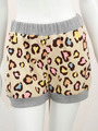 ヒョウメモリーリブ　　ショートパンツ
