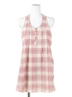 ヘンリーレースチェックチュニック