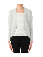 ラメ混トッパーニットカーディガン