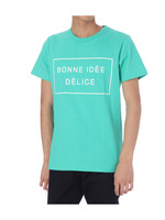 ロゴプリントクルーネックTシャツ