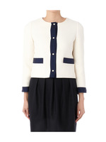 配色グログランノーカラージャケット