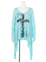 箔クロスPtイレヘムチュニック