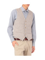 DRESSTERIOR John Hanlyコットンシルクヘリンボーンベスト