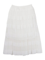 See‐through　border　long　skirt