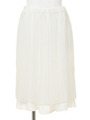 TRANSPARENT CHIFFON  SKIRT