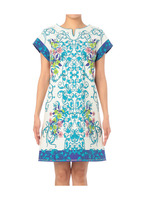 フラワー×唐草プリントワンピース