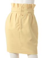 フロントボタンコクーンスカート