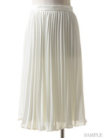 ミディレングスプリーツスカート