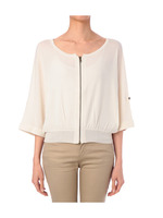 ゆるシルエットジッパーニットカーディガン