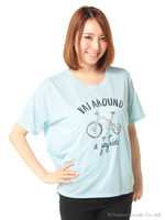 自転車プリントTシャツ