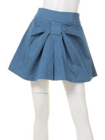 前リボン後ろZIPスカート