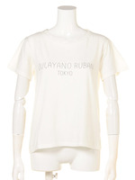 OUI AYANO RUBAN ロゴTシャツ