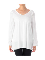 STANDARMAN 腕見せフレアプルオーバー