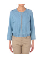 デニムノーカラージャケット