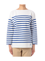 ORCIVAL ボーダーコットンプルオーバー