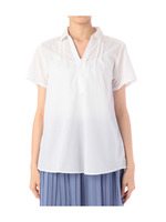 レース×ストライプスキッパーシャツ