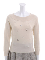 レトロネックキラキラニット