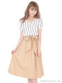 ウエストリボンスカート
