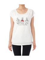 パフュームボトルプリントカットソー