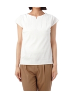 異素材切り替えカットソー